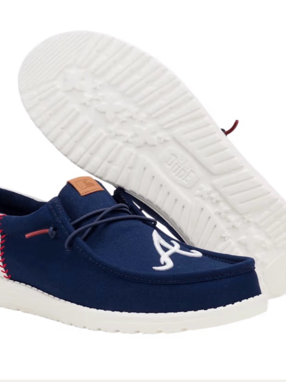 Hey Dude Size 11 Atlanta Braves Wally Funk MLB Men’s New In Box